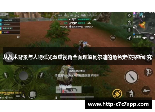 从战术背景与人物弧光双重视角全面理解瓦尔迪的角色定位探析研究